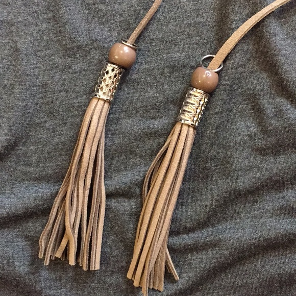 3/4th Sleeve, Grey Belted Dress w/Pockets - Picture 7 of 8